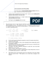 STAT 2509 Exam Review Problems