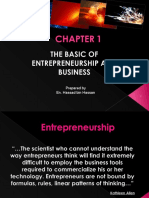 Chapter 1entrepreneurship Basis and Business