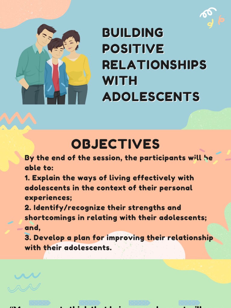 Enhancing Parent-Adolescent Relationships | PDF | Adolescence | Punishments