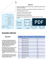 Building Services Fire Safety and Lifts