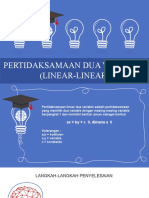 Pertidaksamaan Dua Variabel (Linear-Linear)