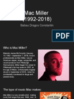 Mac Miller (1992-2018) : Babau Dragos Constantin