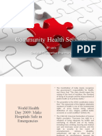 Community Health Services: 8 Sem Social & Preventive Pharmacy