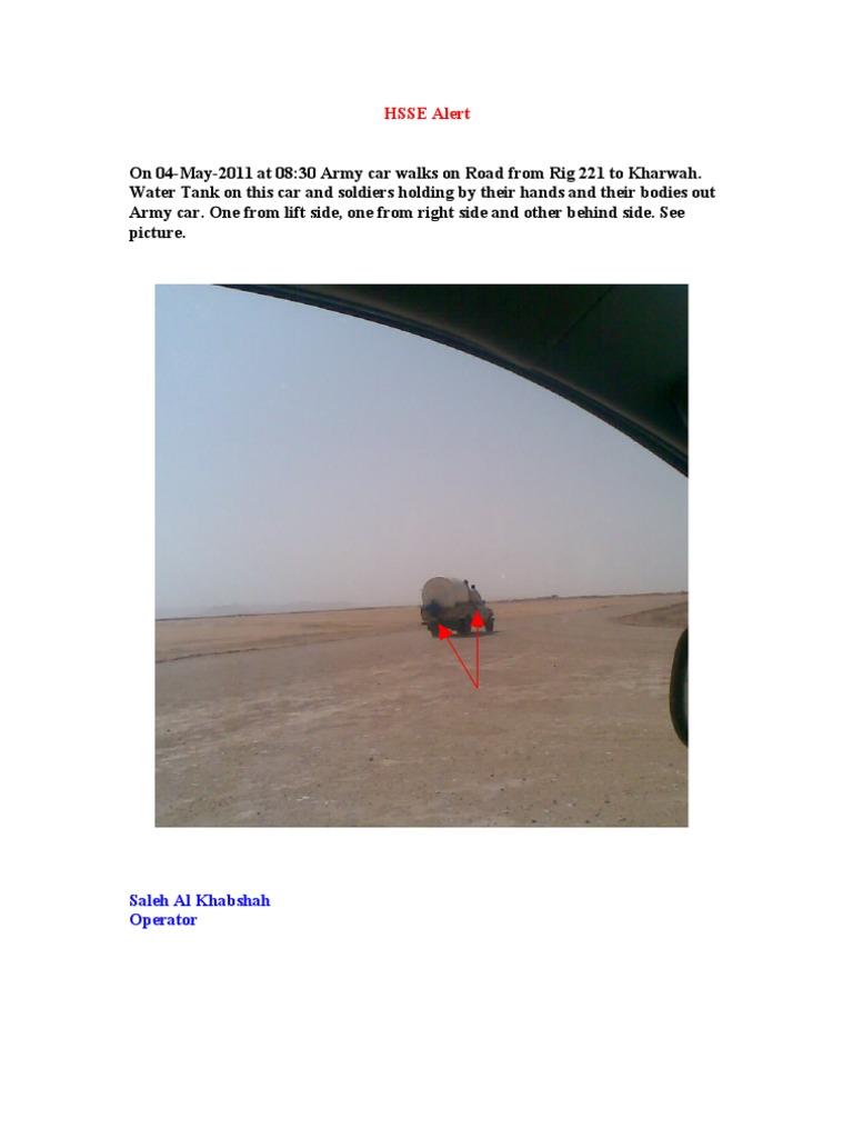 Hsse Alert | PDF