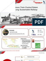 Autonomous Train Control Dalam Mendukung Sustainable Railway, BKTF PII 15-02-2022