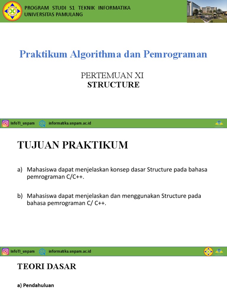 Struktur dalam Pemrograman C/C++ | PDF | Komputer | Teknologi & Rekayasa