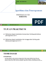 Praktikum Algorithma Dan Pemrograman - Pertemuan 12