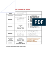 ACTIVIDADES DEL GRUPOf