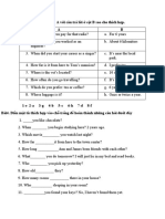 Vietnamese Grammar Exercises Connecting Questions and Answers