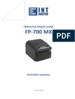 korisničko uputstvo fp-700mx