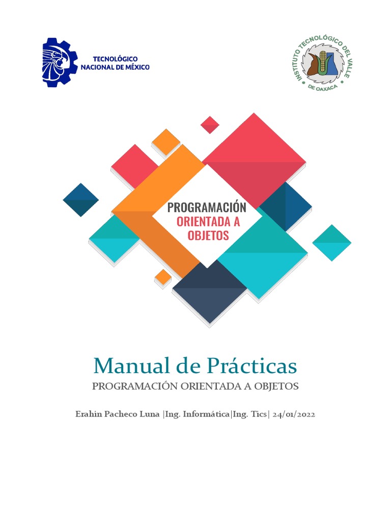 Manual de Prácticas en POO con JAVA | PDF | Entorno de desarrollo ...