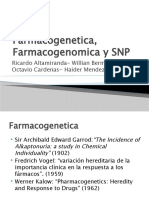 Farmacogenetica, Farmacogenomica y SNP