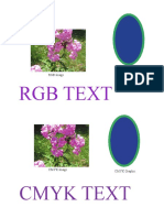 Text Graph Image Cmyk Rgb