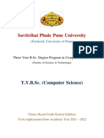 Savitribai Phule University T.Y.B.Sc. Computer Science Syllabus
