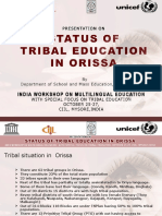 Status of Tribal Education in Orissa