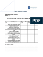 FISA EVALUARE ACTIVITTAE CERC