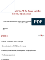 GNSS Anti-Jam RF-to-RF On Board Unit For ERTMS Train Control