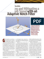 With An Adaptive Notch Filter: Tracking and Mitigating A Jamming Signal