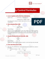 Quality Control Formulas 1