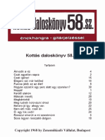 Kottás Daloskönyv 58