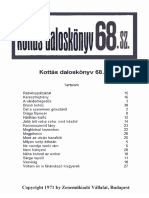 Kottás Daloskönyv 68