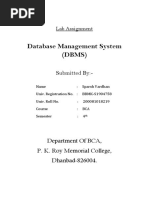 Sparsh DBMS Revised