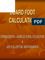 Boardfoot Calculations