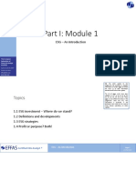 Part I: Module 1: ESG - An Introduction