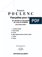 Poulenc Fiançailles Pour Rire, Il Vole'