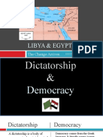 The Fall of Dictators and Rise of Democracy in Libya and Egypt