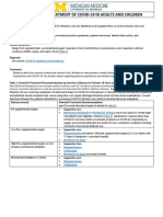 GUIDANCE FOR COVID-19 TREATMENT