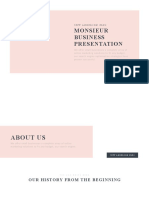 Monsieur PowerPoint Template Light