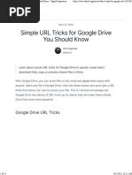 Simple URL Tricks For Google Drive You Should Know - Digital Inspiration