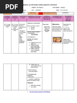 CEFR RPH  LESSON 1 ( WEEK 1  IN JANUARY )
