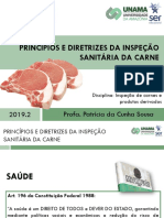 Aula2_PRINCÍPIOS E DIRETRIZES DA INSPEÇÃO SANITÁRIA DA CARNE