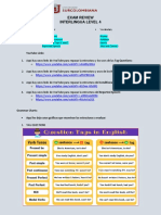 Level 4 - Exam Review