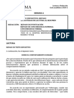 Lectura y Redacción: Repaso de estrategias de lectura y puntos de redacción