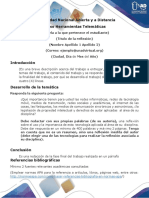 Anexo 1 Formato Para Documento Ofimatico en Linea de La Pos Tarea - Consolidacion Del Documento Final