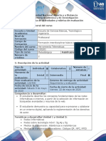 Guia de Actividades y Rubrica de Evaluacion Pos Tarea - Consolidación Del Documento Final