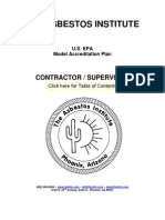 The Asbestos Institute: Contractor / Supervisor