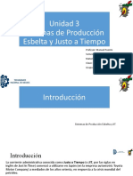 GDPII U3 - Sistemas Produccion Esbelta y JIT