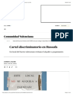 ElPais CartelDiscriminatorio
