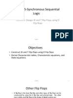 Lecture3 Chapter5 - Design JK and T Flip-Flops Using D Flip-Flops