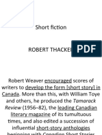 The Development of the Canadian Short Story