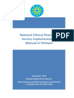 National Clinical Pharmacy Service Implementation Manual