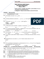 1. Test Evaluare Sumativa Matricea de Specificatii Cls a Viiia 1