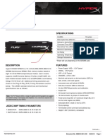 HX426C16FB2/8 HX426C16FB2/8: Memory Module Specifications