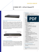 L2+ 24-Port 100/1000X SFP + 8-Port Shared TP Managed Switch: GS-5220-16S8C/R