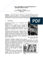 Indoor Daylighting: Assessment of The Performances of Different Window Options