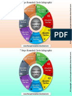 7 Steps Rounded Circle Infographic